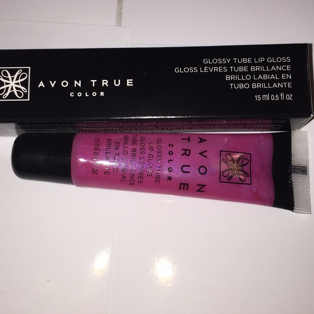 NEVER USED Glossy tube lip gloss ‼️‼️